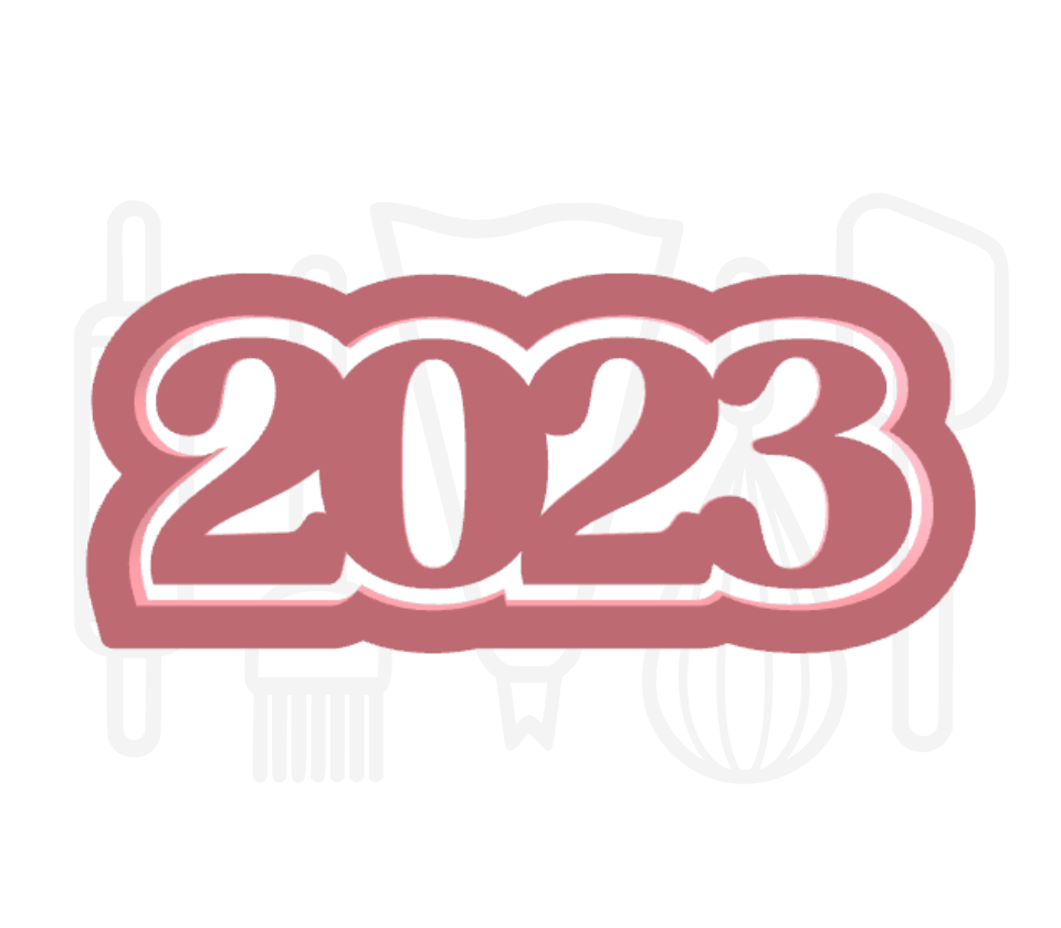 2023 uitsteker + stempel - 3D-geprint