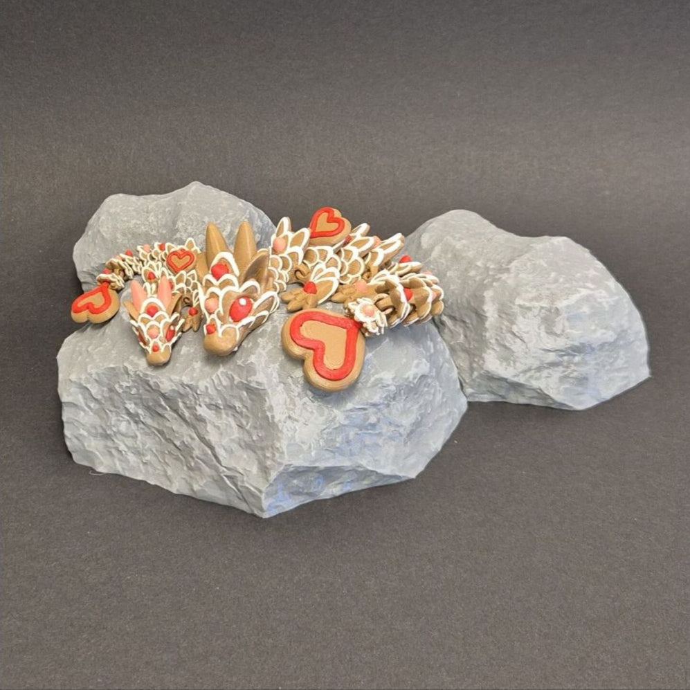Fidget Baby Hart koekjes Draak