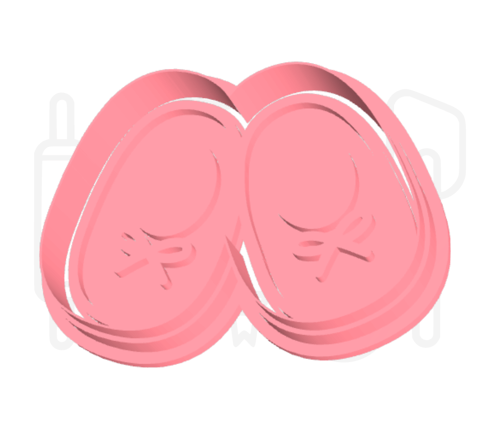 Babyslofjes uitsteker + stempel - 3D-geprint