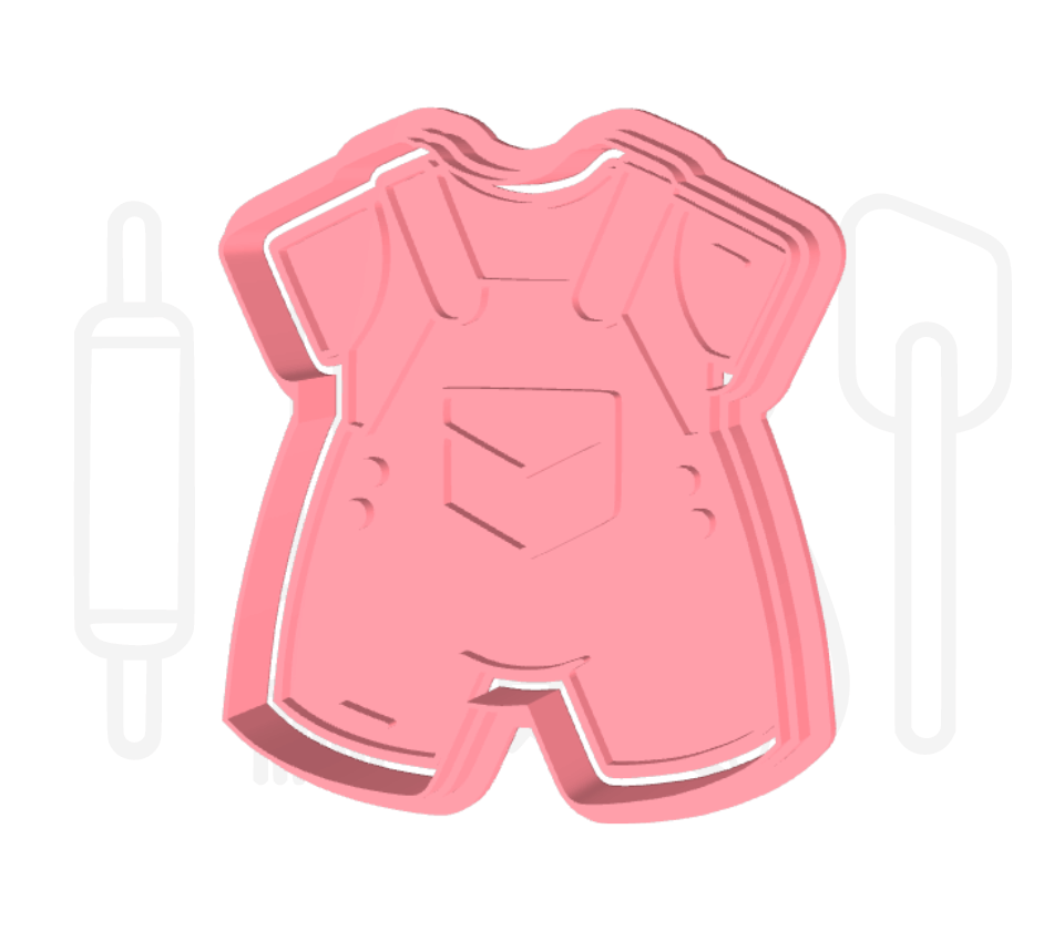 Babypakje uitsteker + stempel - 3D-geprint