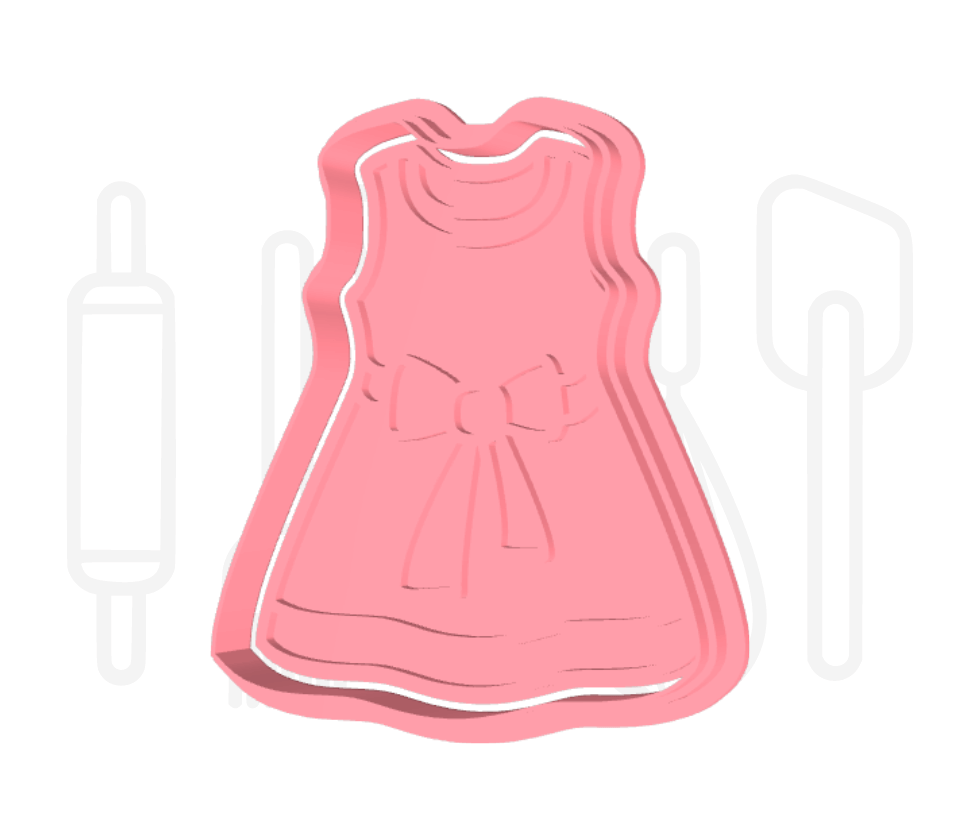 Babyjurkje uitsteker + stempel - 3D-geprint