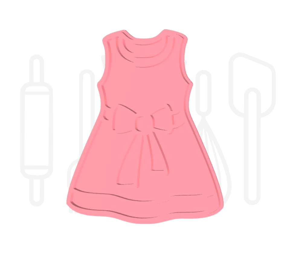 Babyjurkje uitsteker + stempel - 3D-geprint