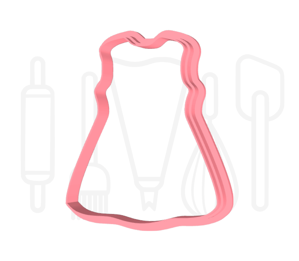 Babyjurkje uitsteker + stempel - 3D-geprint