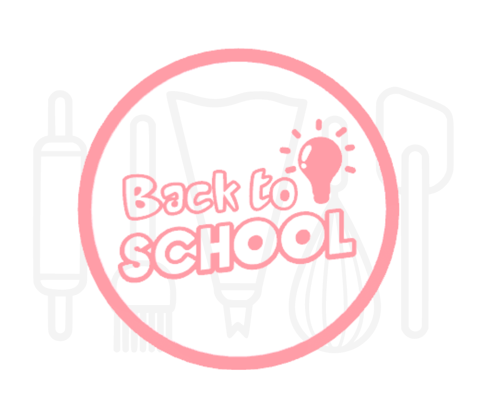 Fondant stempel Back to school - 3D Geprint