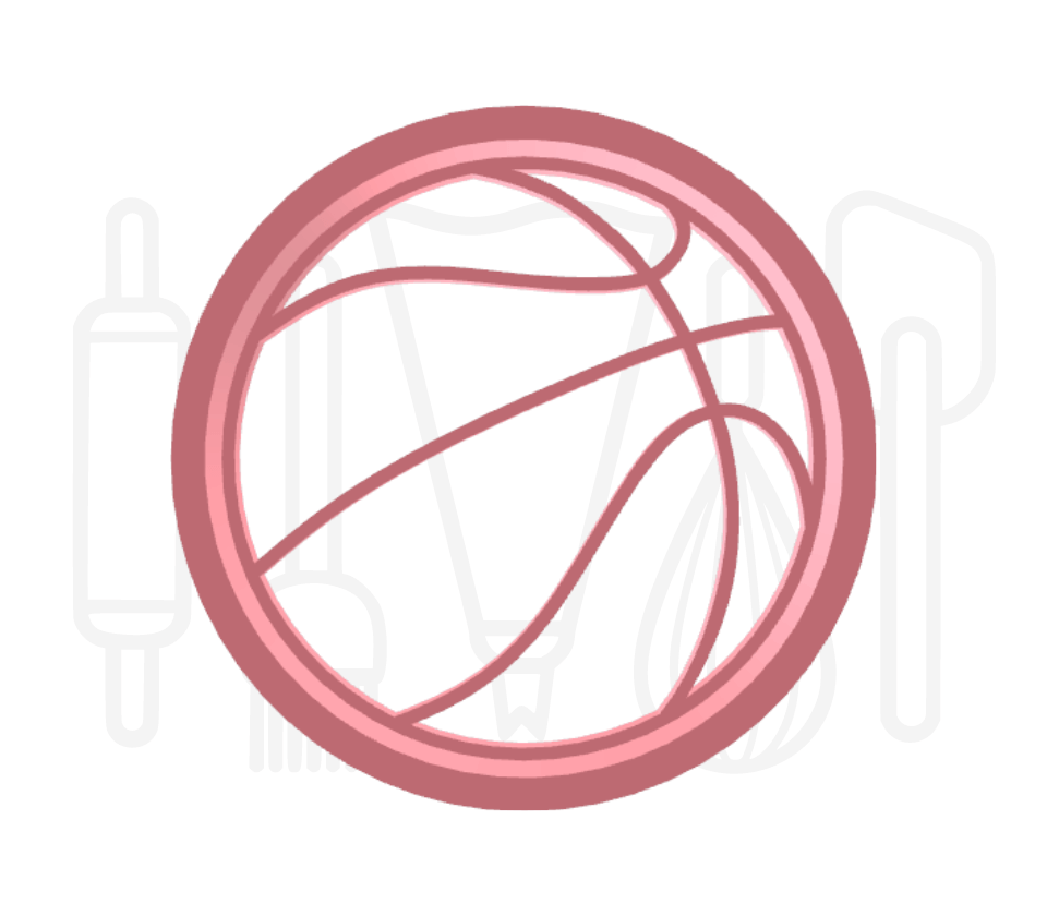 Basketbal uitsteker + stempel - 3D geprint