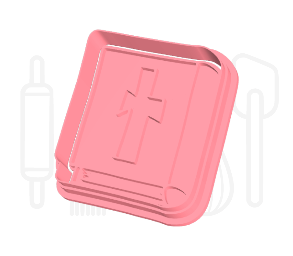 Boek van Sinterklaas uitsteker + stempel - 3D geprint
