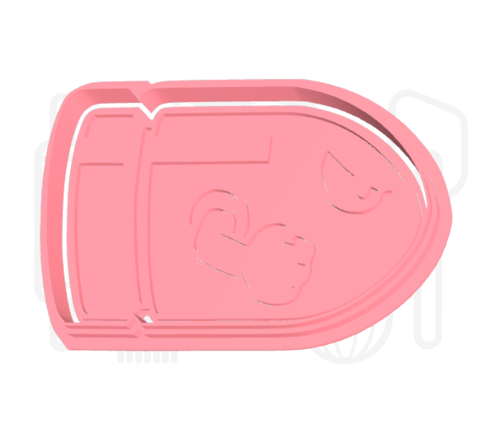Bullet raket uitsteker + stempel - 3D geprint