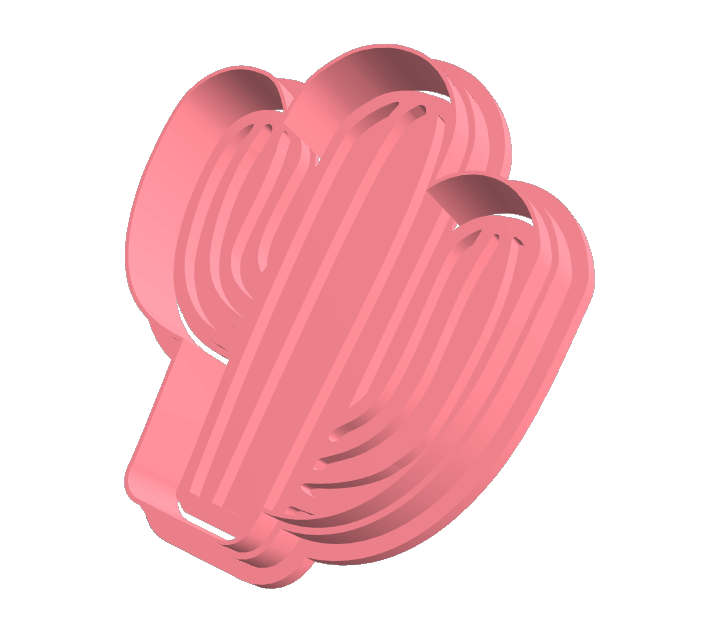 Cactus uitsteker + stempel - 3D-geprint