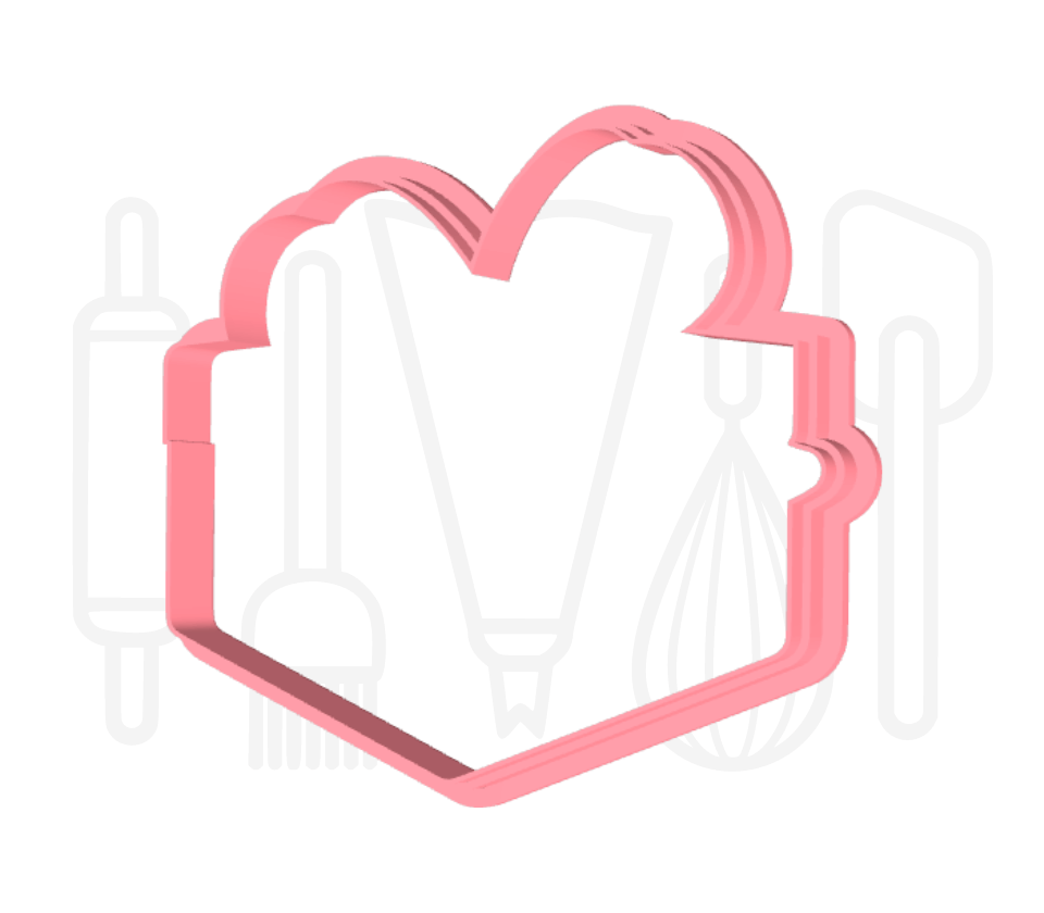 Cadeau uitsteker + stempel - 3D geprint