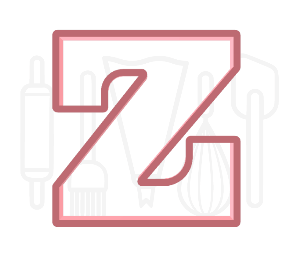Letter Z uitsteker - chocolade letter - 3D geprint