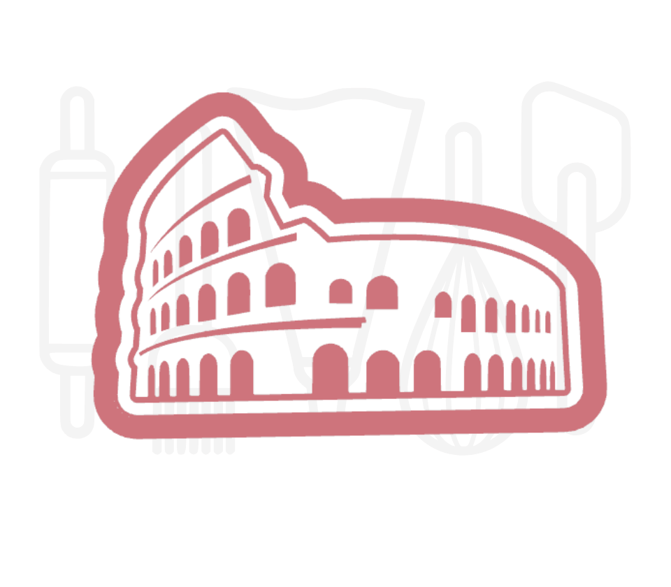 Colosseum uitsteker + stempel - 3D-geprint