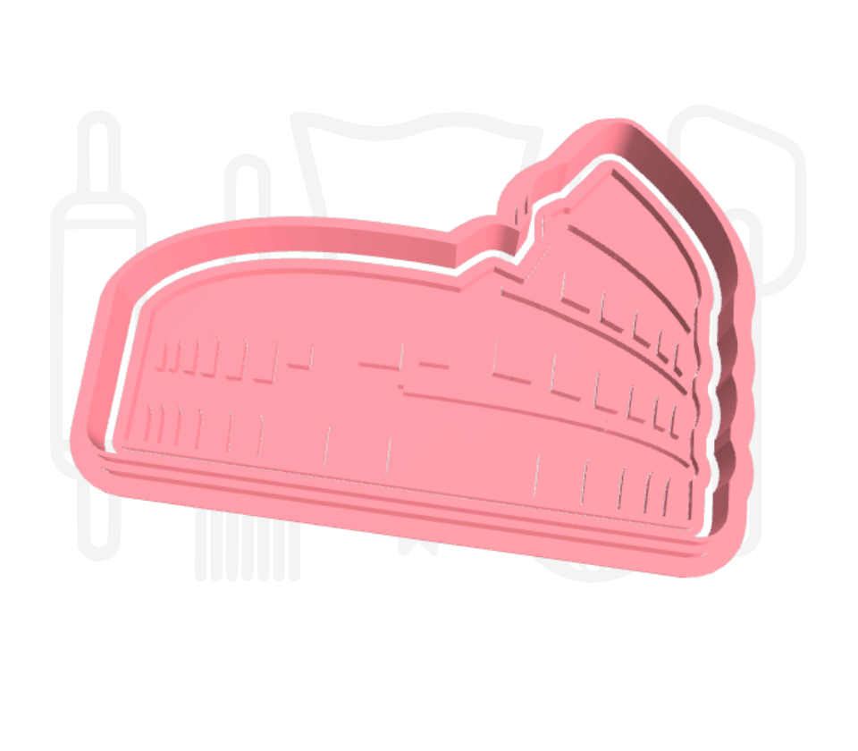 Colosseum uitsteker + stempel - 3D-geprint