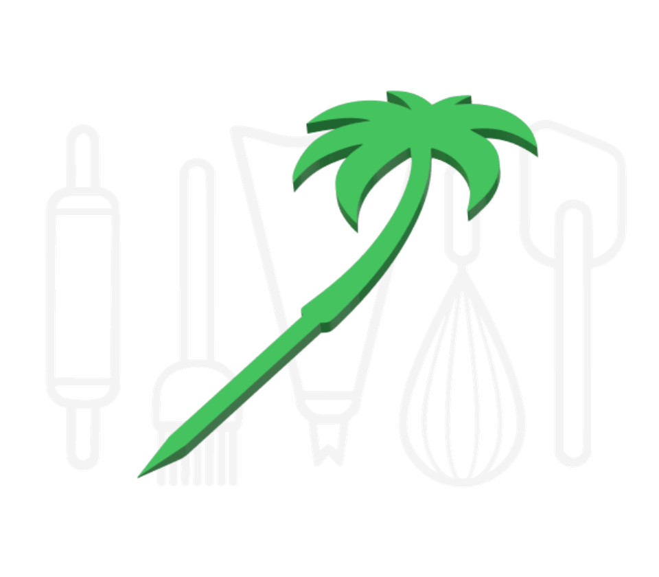Cocktailprikker - Palmboom 12 stuks