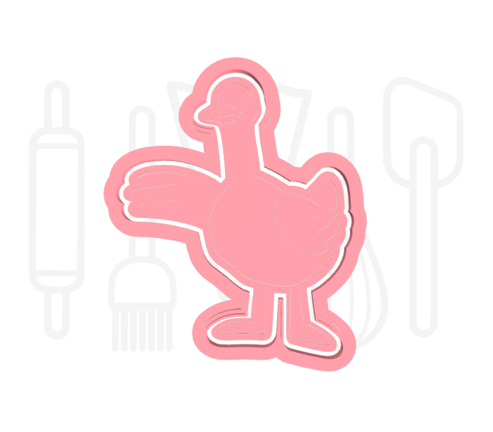 Kikker eend uitsteker + stempel - 3D-geprint