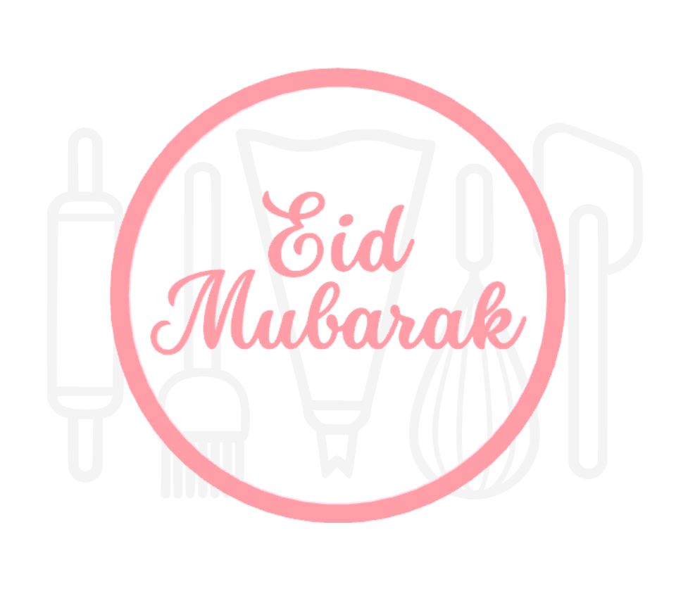 Fondant stempel Eid mubarak sierlijk - 3D Geprint