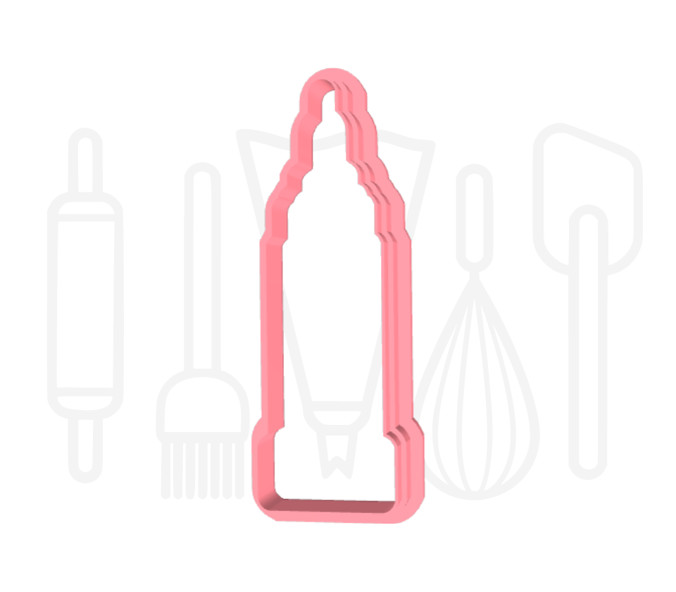 Empire State Building uitsteker + stempel - 3D-geprint
