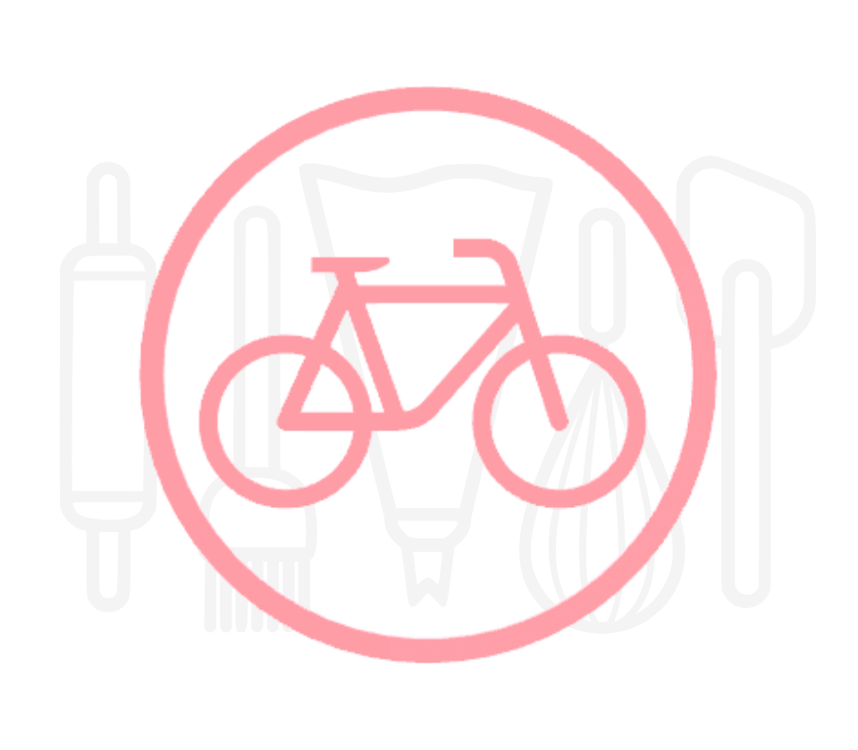 Fondant stempel Fiets - 3D Geprint