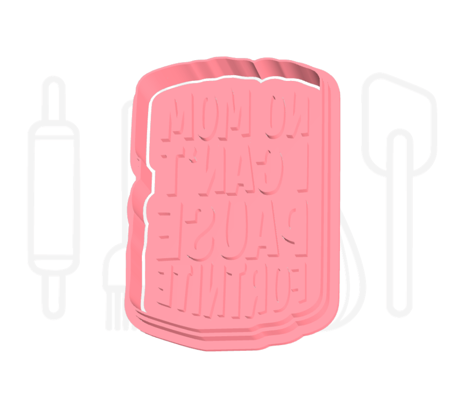 Fortnite pause uitsteker + stempel - 3D-geprint
