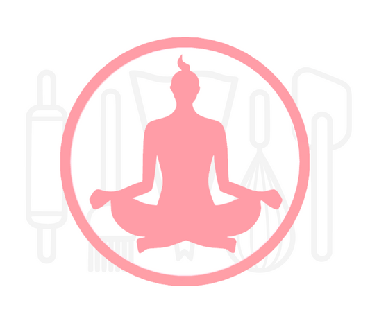 Fondant stempel Yoga 2 - 3D Geprint