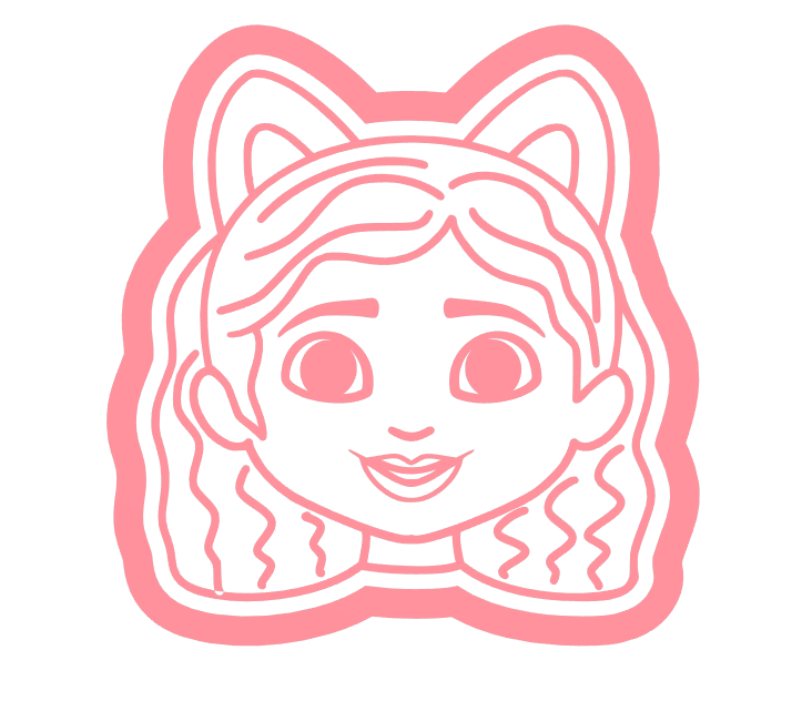 Gabby uitsteker + stempel - 3D-geprint