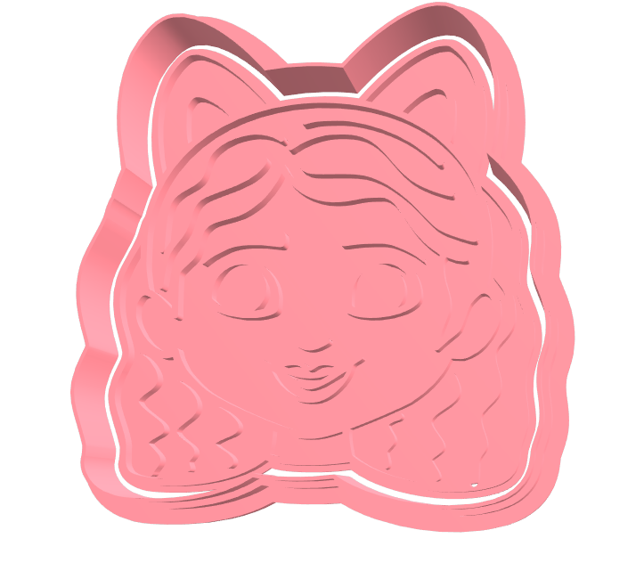 Gabby uitsteker + stempel - 3D-geprint