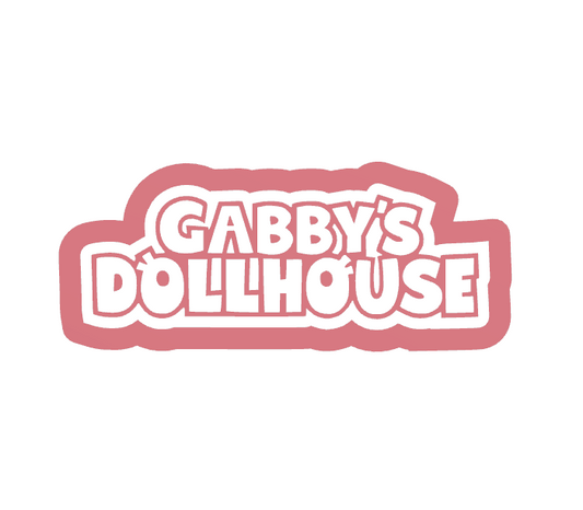 Poppenhuis logo uitsteker + stempel - 3D-geprint