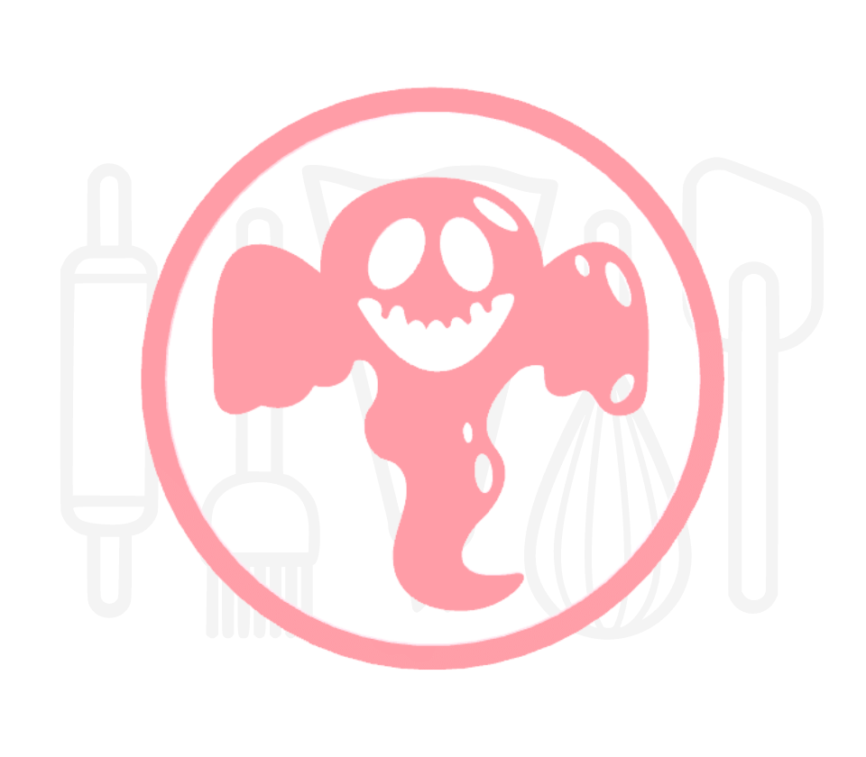 Fondant stempel Gek spook - 3D Geprint