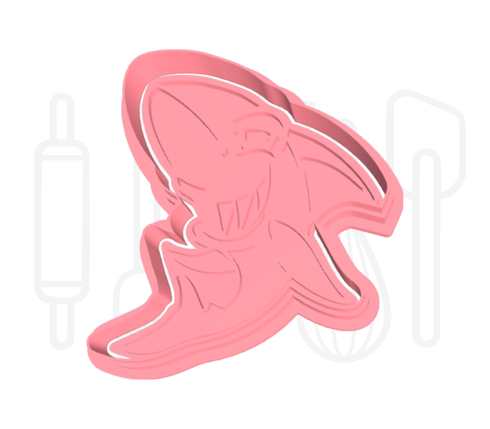 Haai uitsteker + stempel - 3D-geprint