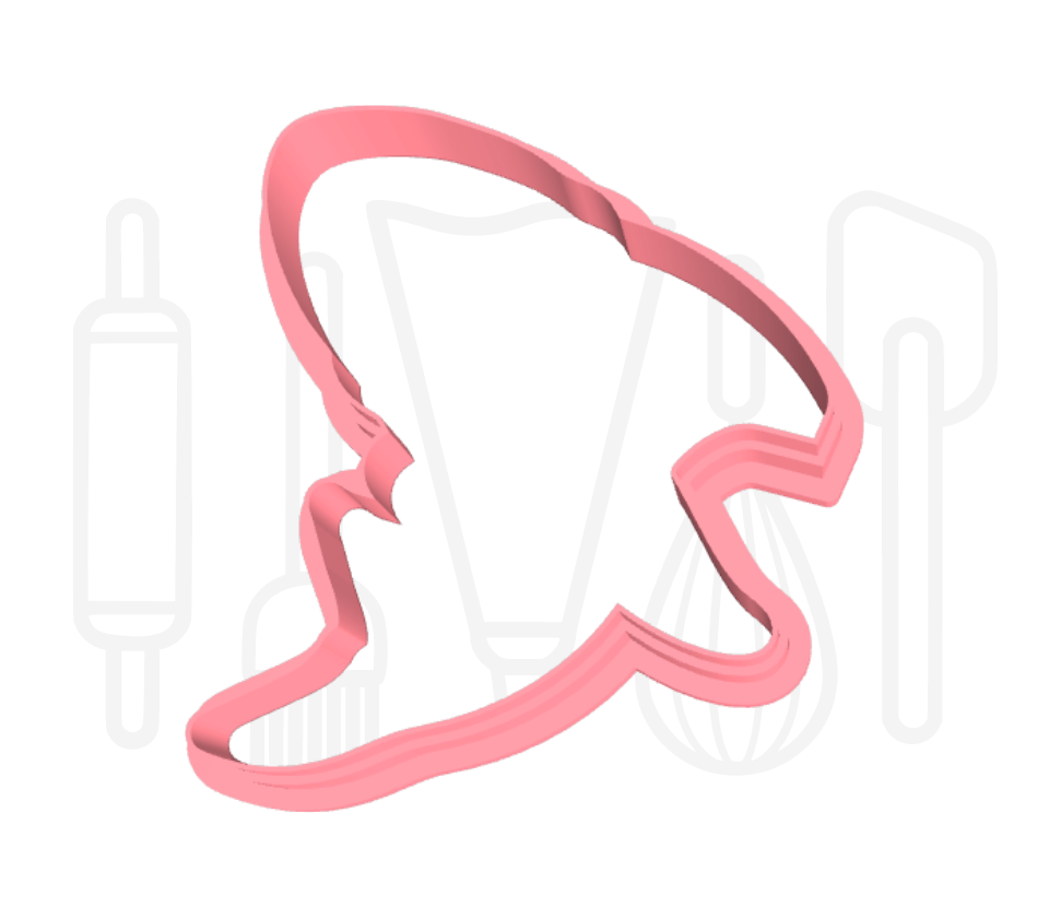 Haai uitsteker + stempel - 3D-geprint