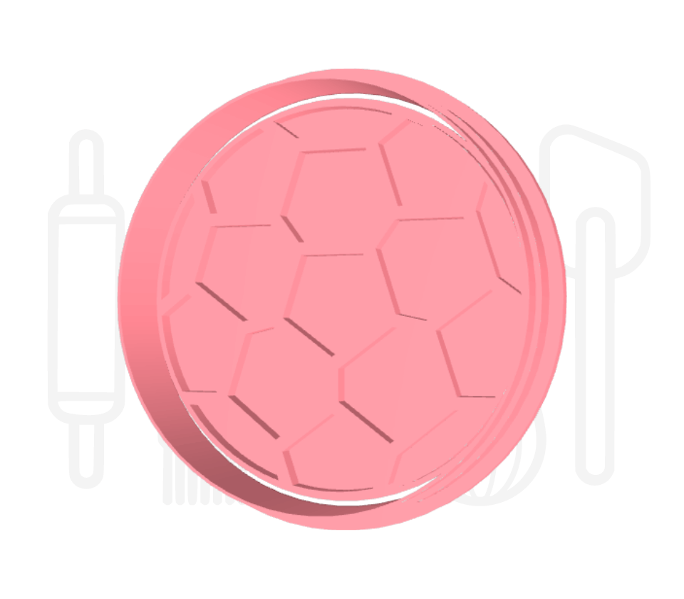 Handbal uitsteker + stempel - 3D geprint
