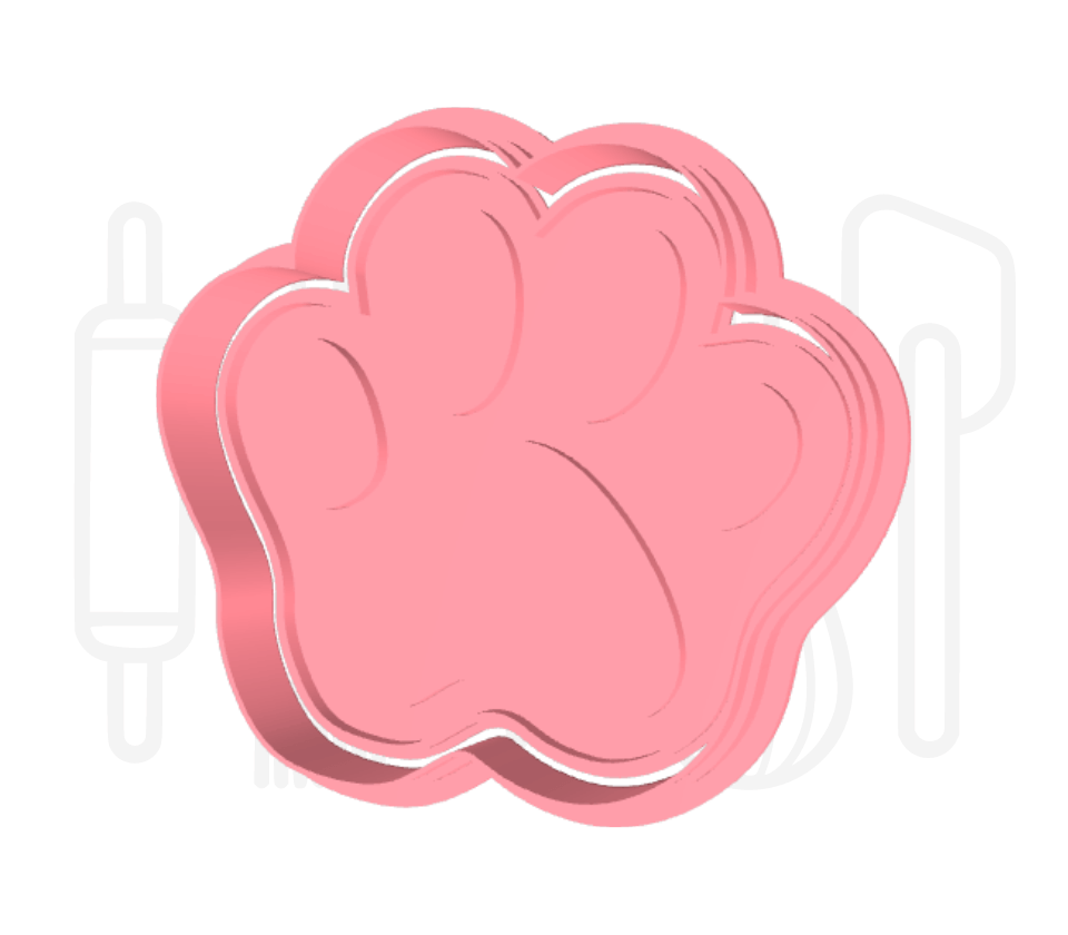 Hondenpoot uitsteker + stempel - 3D geprint