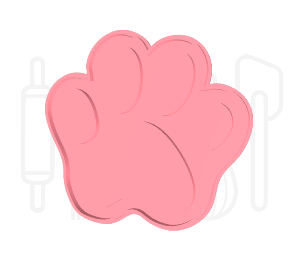 Hondenpoot uitsteker + stempel - 3D geprint