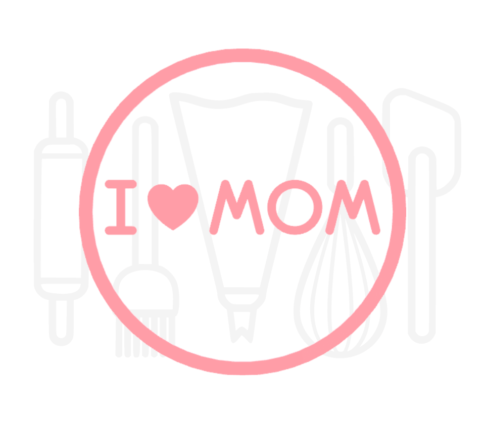 Fondant stempel I love mom - 3D Geprint