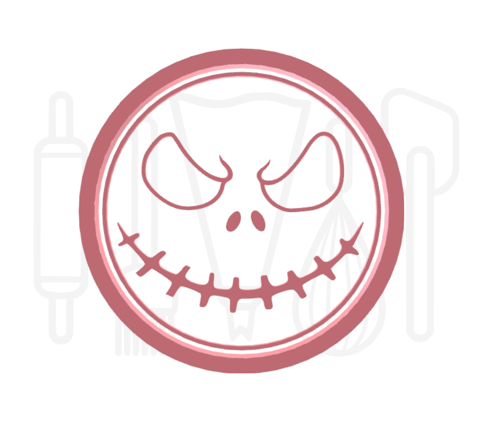 Jack-o-lantern uitsteker + stempel - 3D-geprint