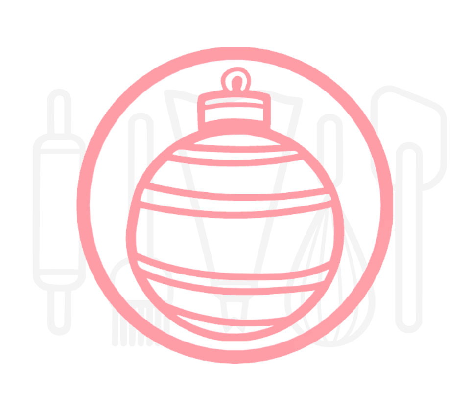 Fondant stempel Kerstbal 7 - 3D Geprint