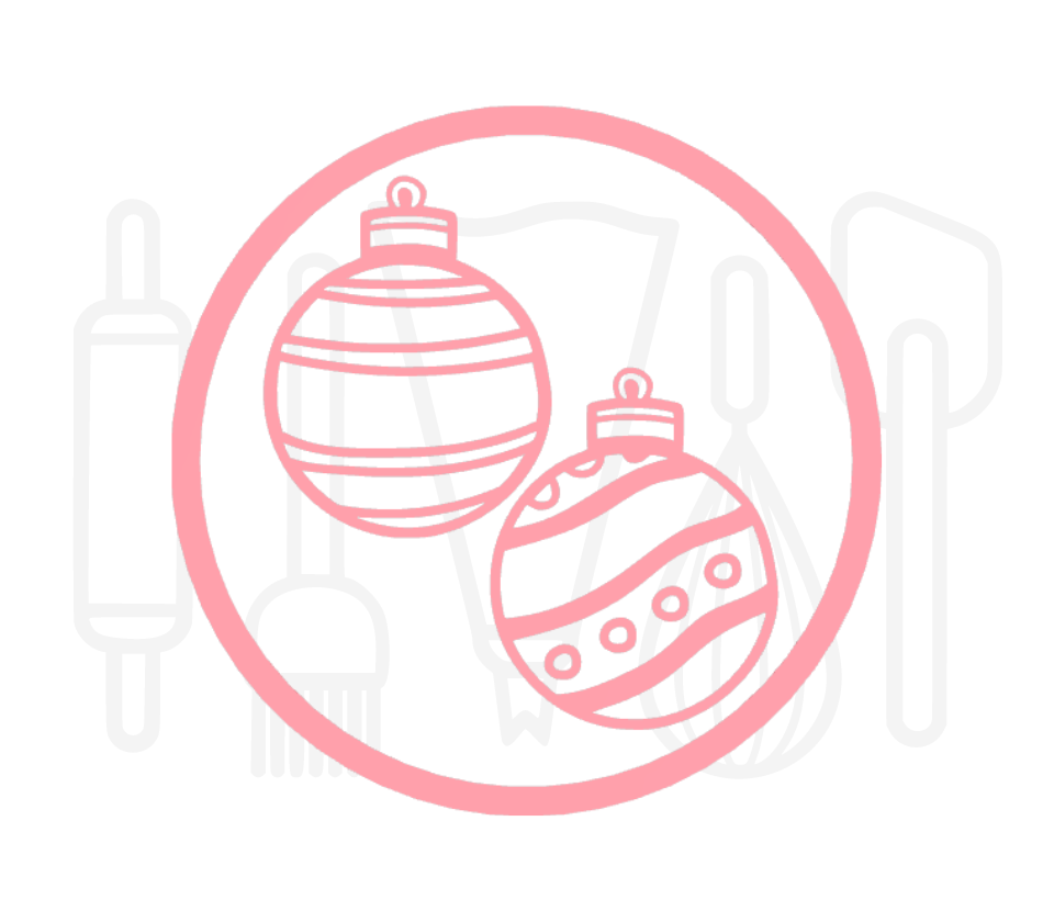 Fondant stempel Kerstballen - 3D Geprint