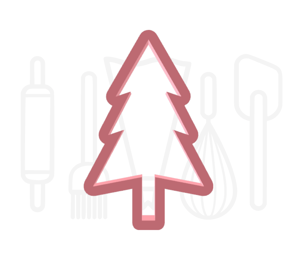 Kerstboom 2 uitsteker - 3D geprint