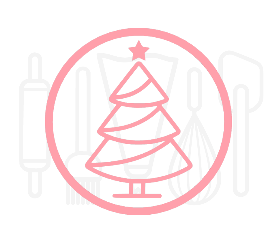 Fondant stempel Kerstboom 3 - 3D Geprint