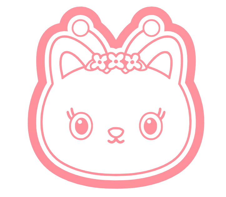 Kittyfee uitsteker + stempel - 3D-geprint