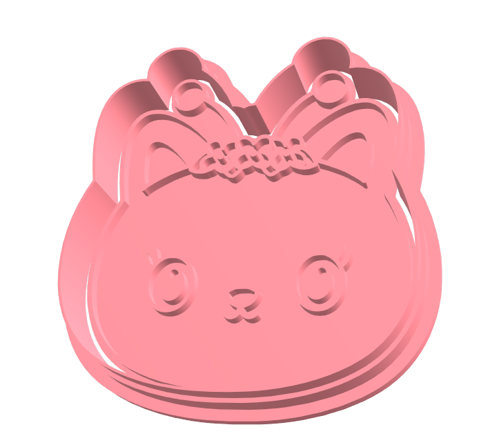 Kittyfee uitsteker + stempel - 3D-geprint