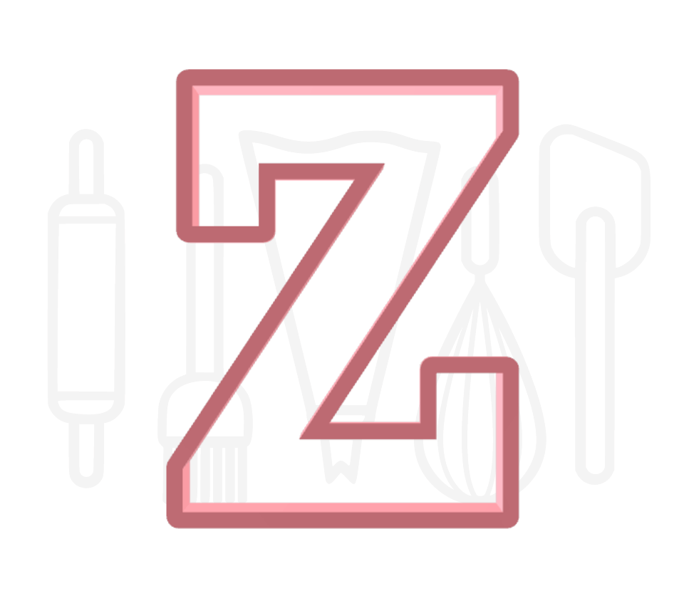 Letter Z uitsteker - klassiek - 3D geprint