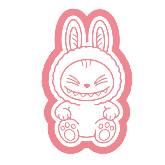 Labubu 2 uitsteker + stempel - 3D-geprint