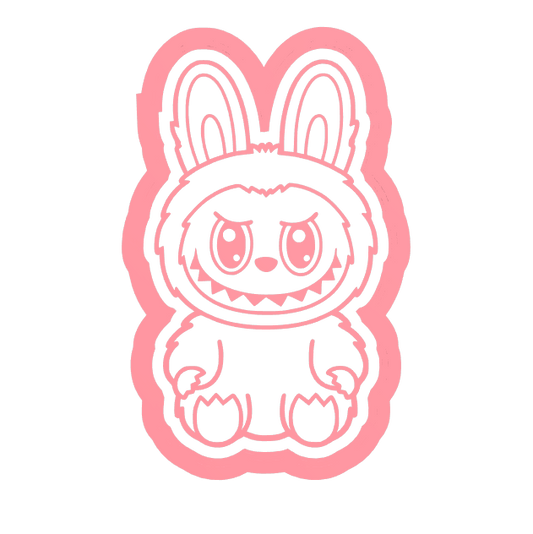 Labubu uitsteker + stempel - 3D-geprint