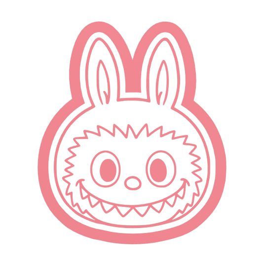 Labubu hoofd uitsteker + stempel - 3D-geprint