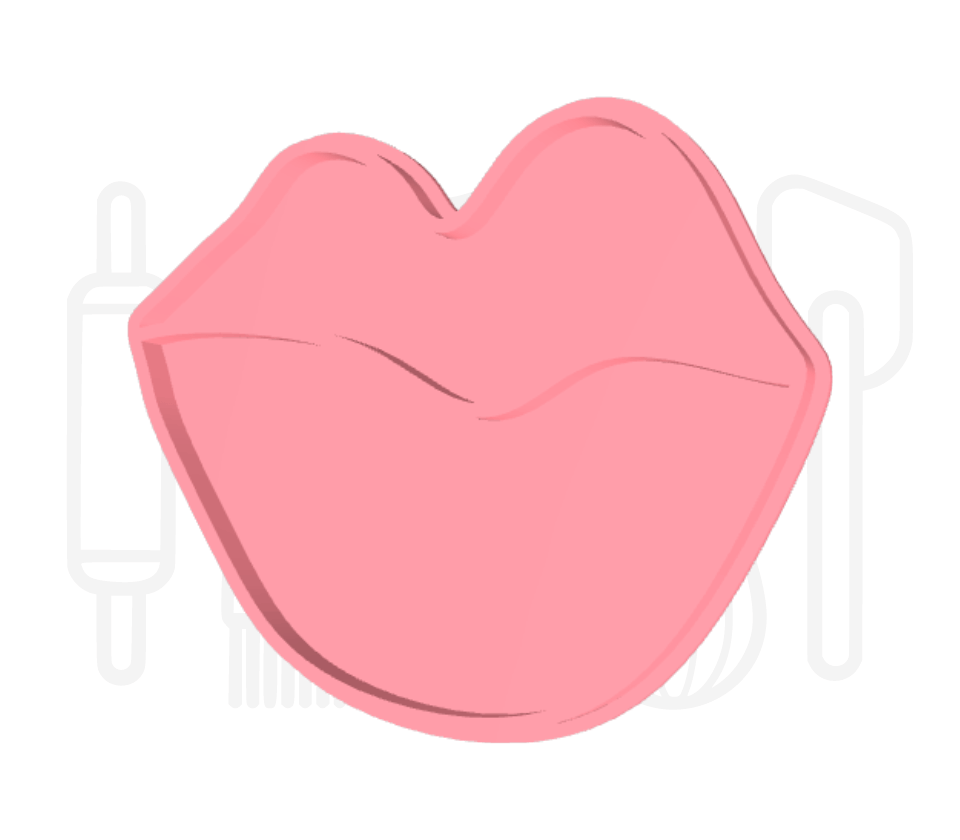 Lippen uitsteker + stempel - 3D geprint