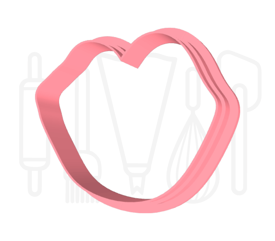 Lippen uitsteker + stempel - 3D geprint