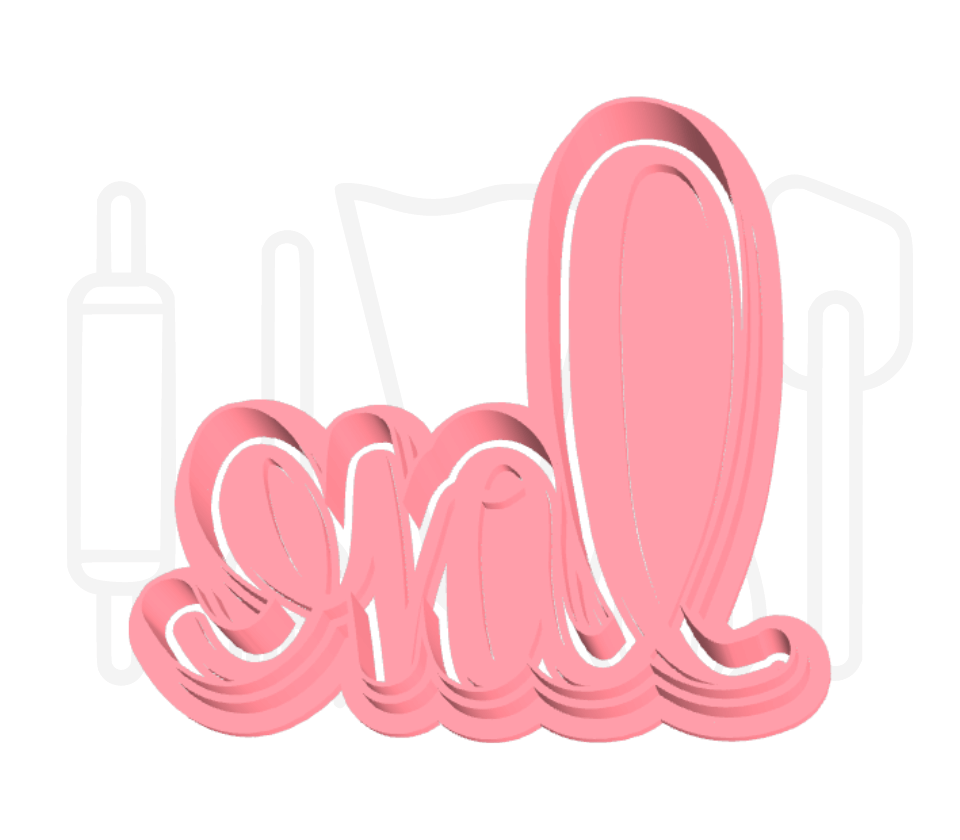 Love uitsteker + stempel - 3D-geprint
