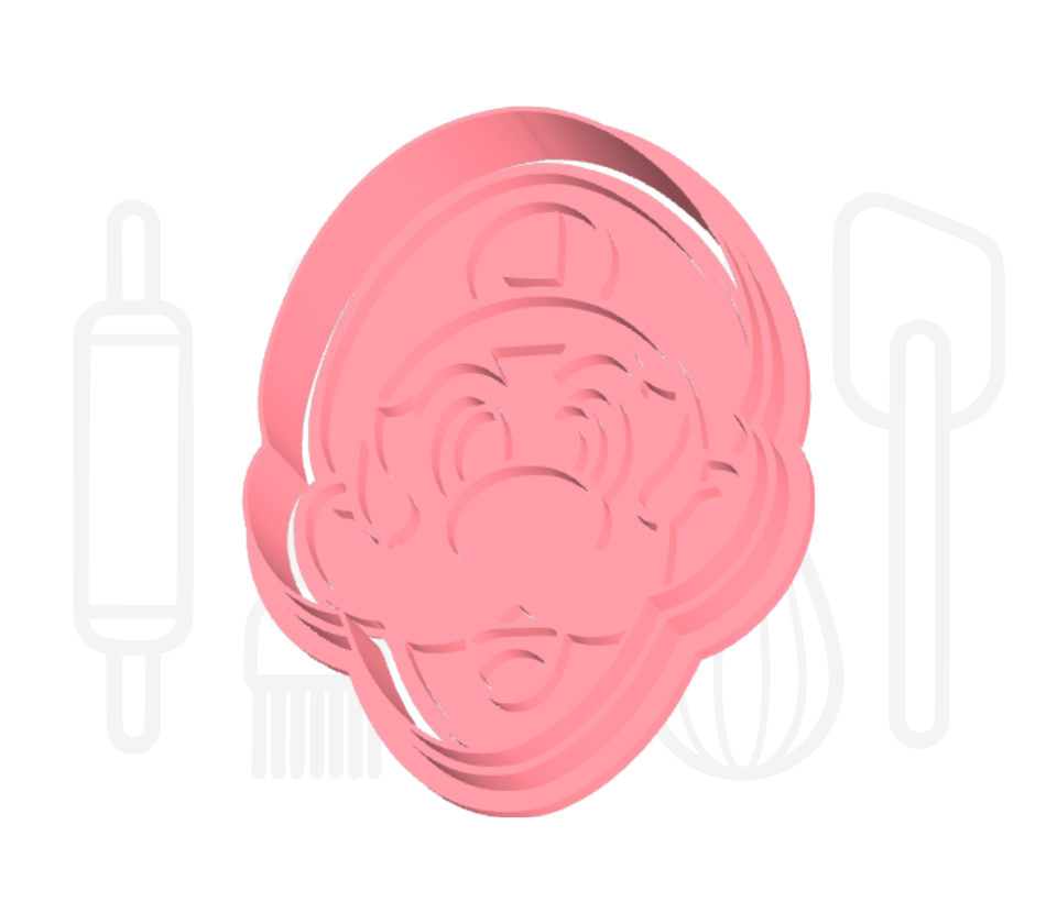 Loodgieter poppetje 2 hoofd uitsteker + stempel - 3D-geprint