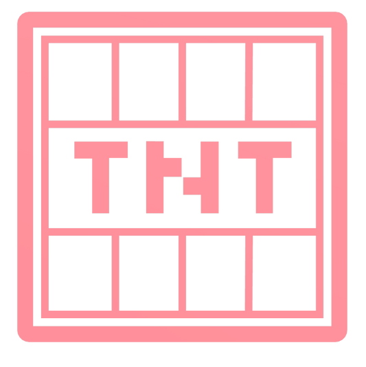 Minecraft TNT uitsteker + stempel - 3D-geprint