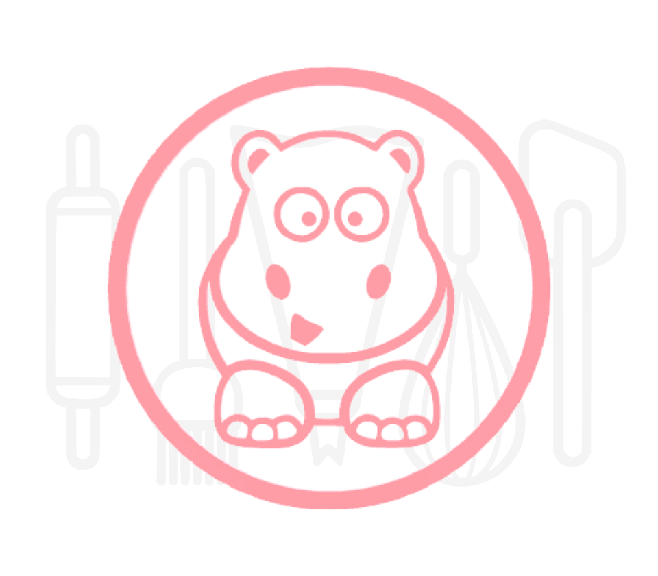 Fondant stempel Nijlpaard - 3D Geprint